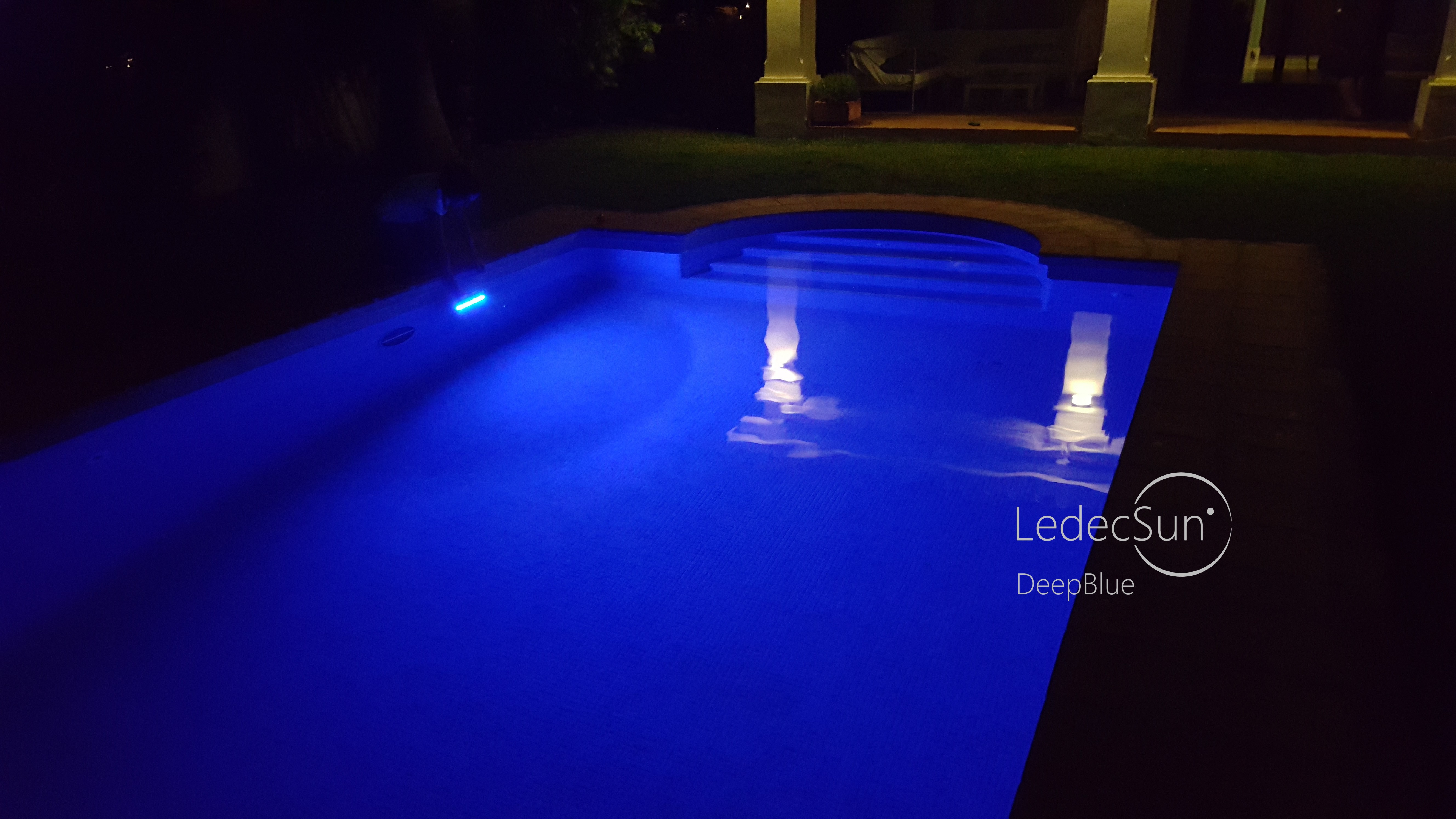 LedecSun Lights in Pool